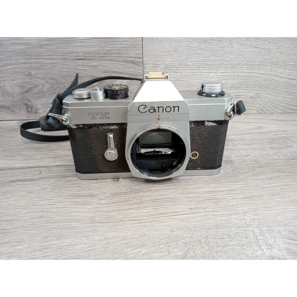 Vintage Canon TX 35mm SLR Film Camera Body Only Untested Parts Or Repair Japan